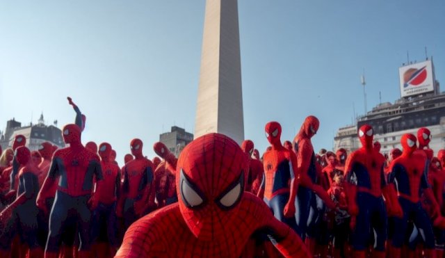 Un argentino busca reunir a la mayor cantidad de Spider- Man para romper el récord mundial